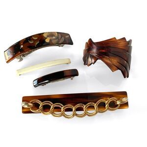 Vintage Hair Barrettes Made in France
